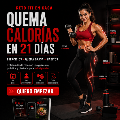 Reto Fit en Casa: Quema Calorías en 21 Días