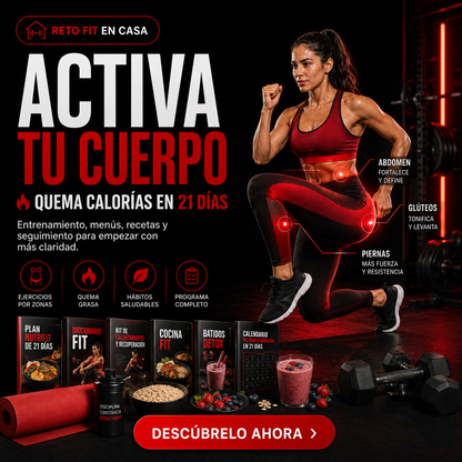 Reto Fit en Casa: Quema Calorías en 21 Días